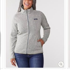 Patagonia grey / gray zip up jacket (S)